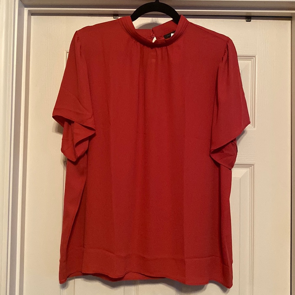 Terracotta Ann Taylor Blouse